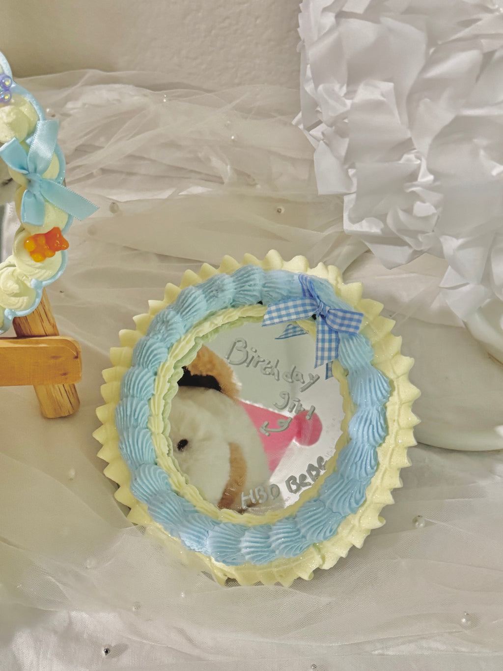 Frosted Birthday Mirror