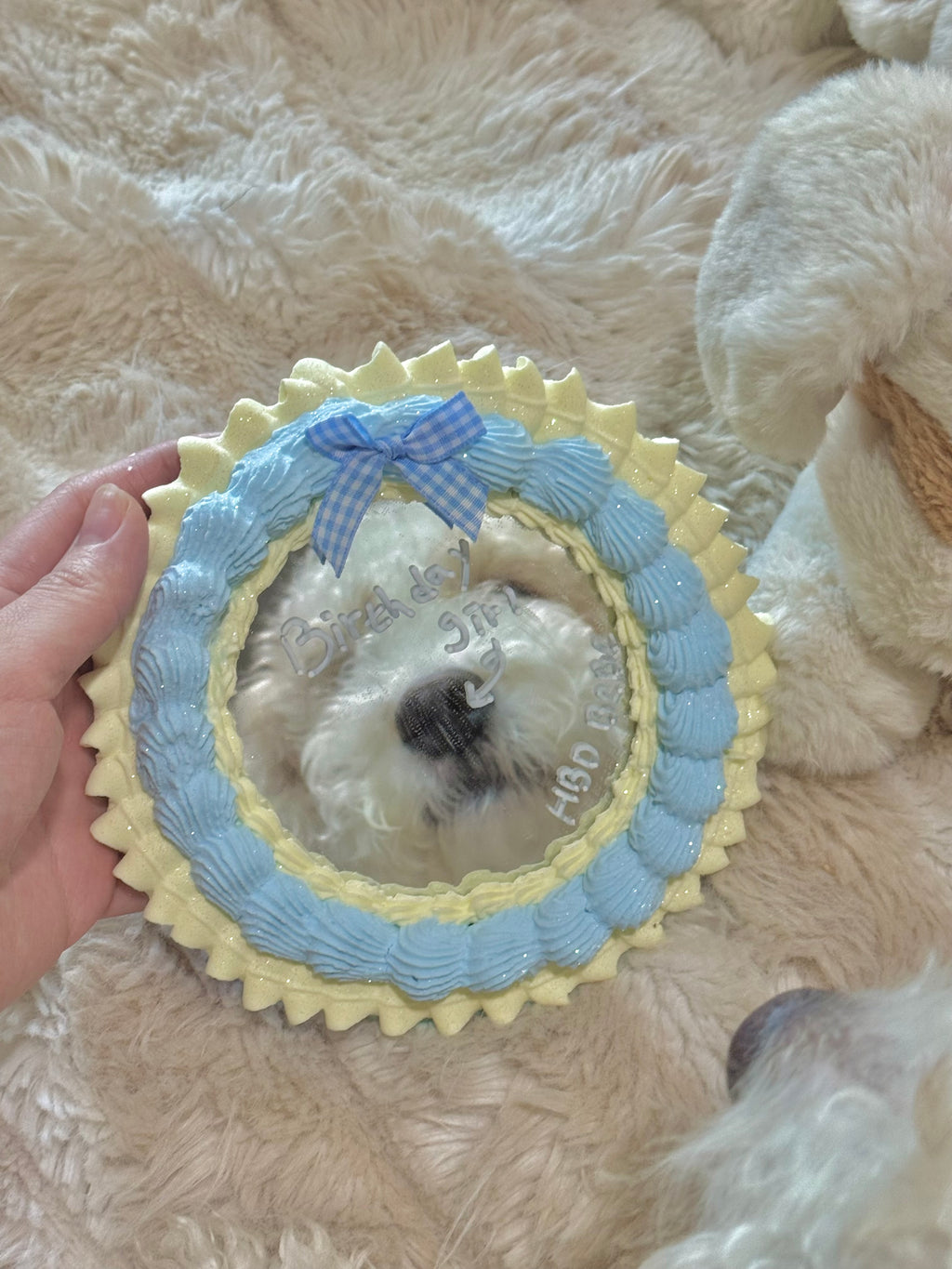Frosted Birthday Mirror