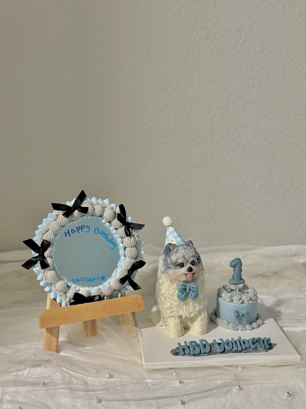 Frosted Birthday Mirror